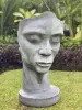 Product image 8 of the product “Dilan - Face looking to the left, 90 cm H | cast stone ”